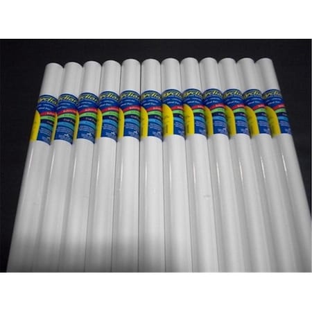 Plushdeluxe Raydiant Fade Resistant Art Rolls - Bright White - 18in. x 50 ft., 12PK PL3183540